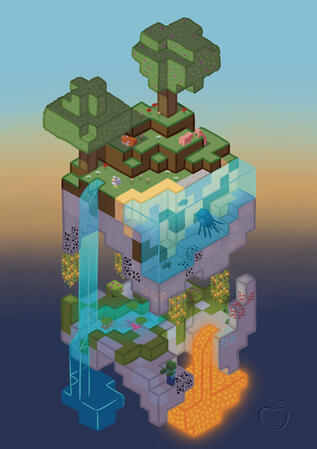 Minecraft Isometric Minecraft Isometric